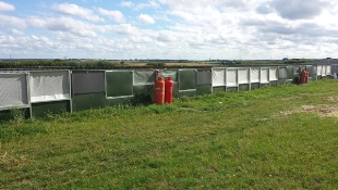 Huts with shelters